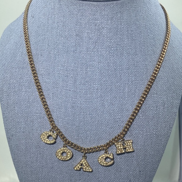 Coach Jewelry - Coach Signature Pave Necklace